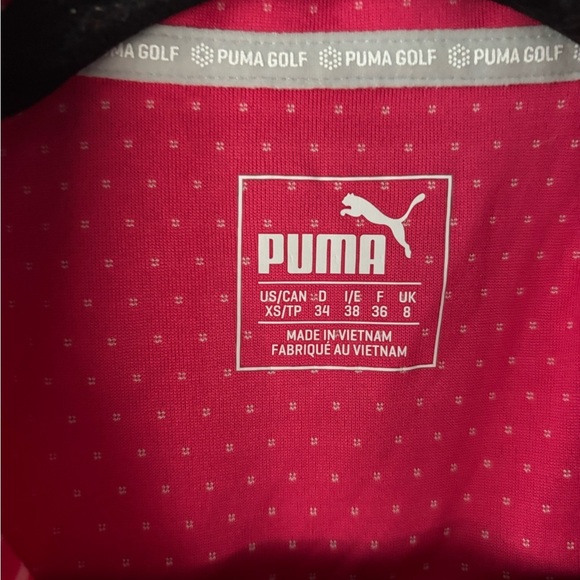Puma | sleeveless | golf | polo | pink | white | dry cell | xs - Picture 11 of 11